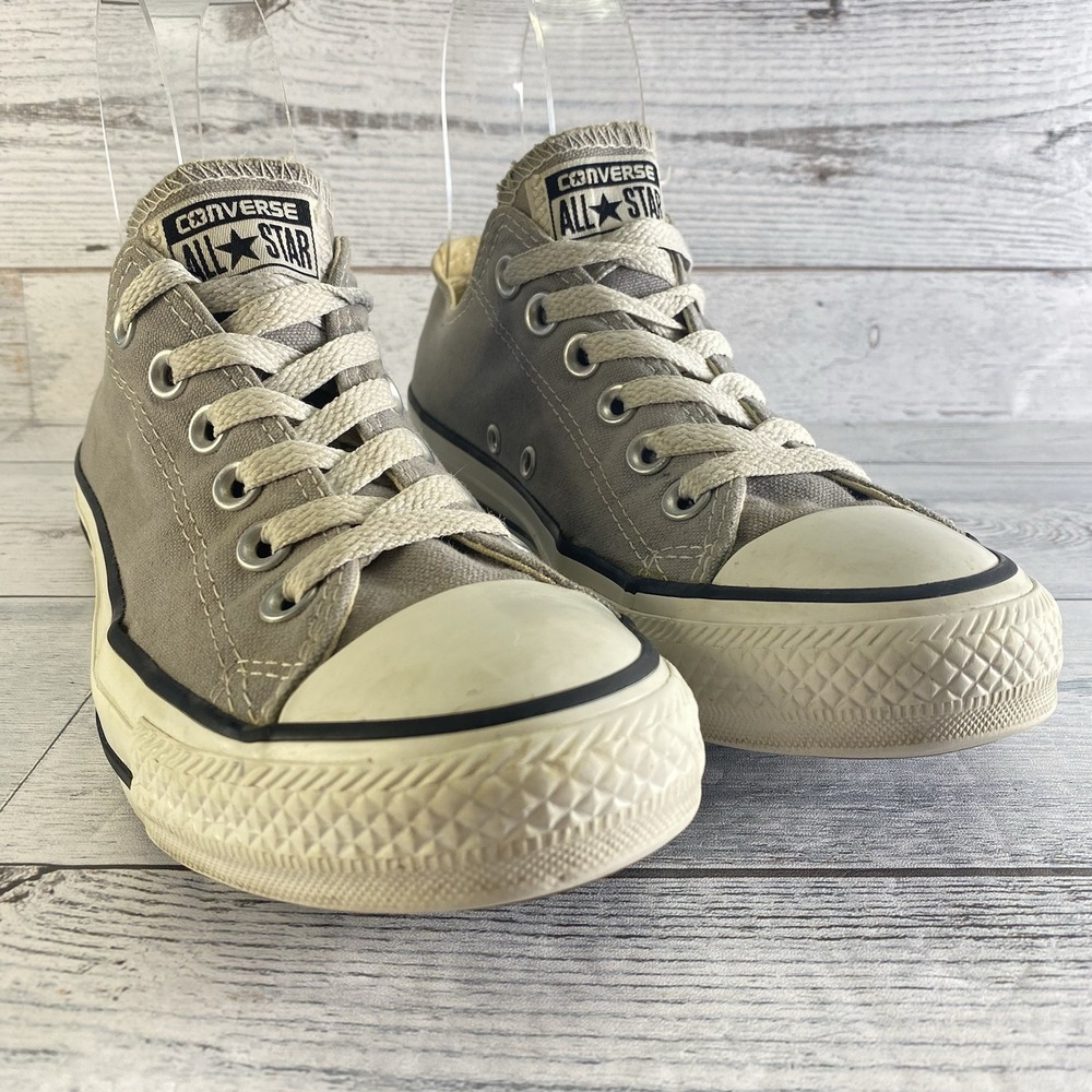 Converse Shoes W 7 M 5 Gray Chuck Taylor All Star Canvas Sneakers Casual Nice